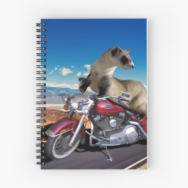Item preview, Ferret on a Motorcycle  designed and sold by TooCoolUnicorn.