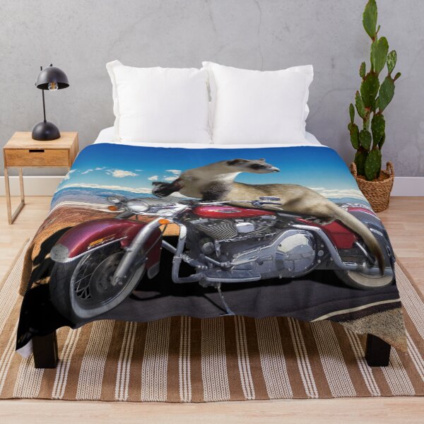Item preview, Ferret on a Motorcycle  designed and sold by TooCoolUnicorn.