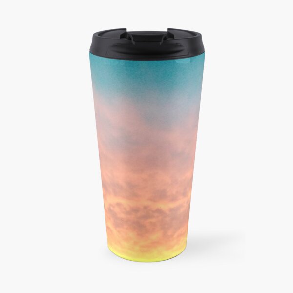 The sun sets and night begins to fall Travel Mug
