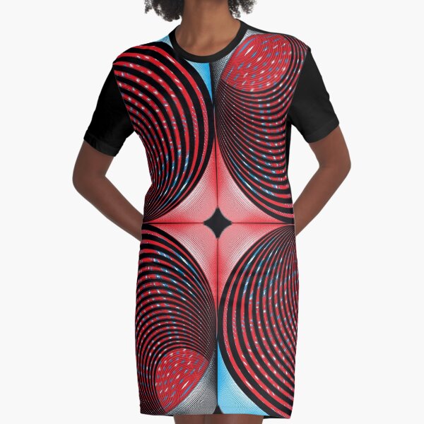 Visual Illusion #VisualIllusion Optical #OpticalIllusion #percept #reality Graphic T-Shirt Dress