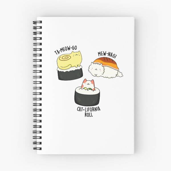 Item preview, Sushi Cats Funny Sushi Puns  designed and sold by punnybone.