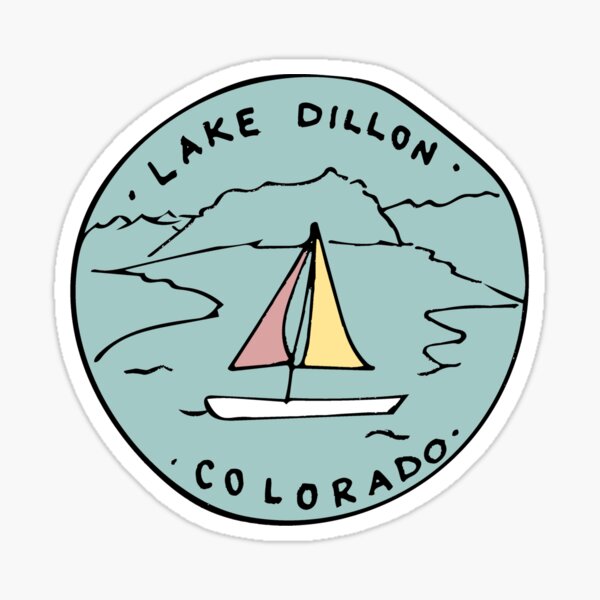 "Lake Dillon, Colorado " Sticker for Sale by MaddieandRenee Redbubble