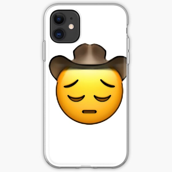 Cowboy Emoji Meme Iphone Cases Covers Redbubble - cowboyemoji cowboy antoniogarza roblox dab noob sticker