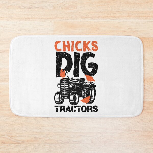 Item preview, Chicks Dig Tractors Funny Chicken  designed and sold by SilentEcho.