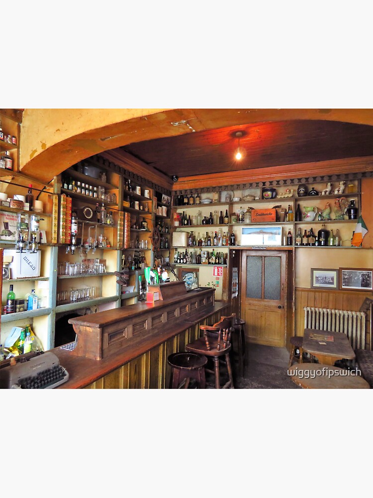 "The Old Bar, Shannonbridge" Sticker for Sale by wiggyofipswich Redbubble