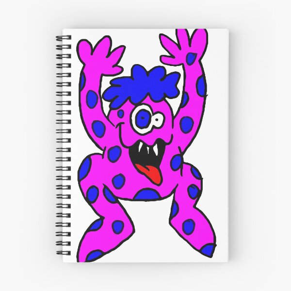 Item preview, Retro Glad Bag Monsters - Pink Meanie designed and sold by tnewton69.