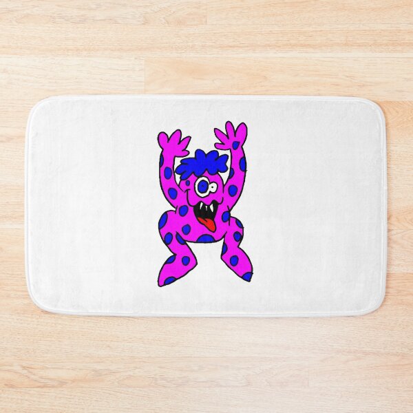 Item preview, Retro Glad Bag Monsters - Pink Meanie designed and sold by tnewton69.
