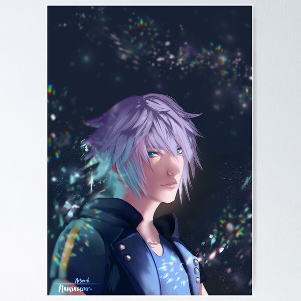 Vista previa del artículo con la obra «Kingdom Hearts 3: Riku», diseñado y vendido por Jessica Mejia.