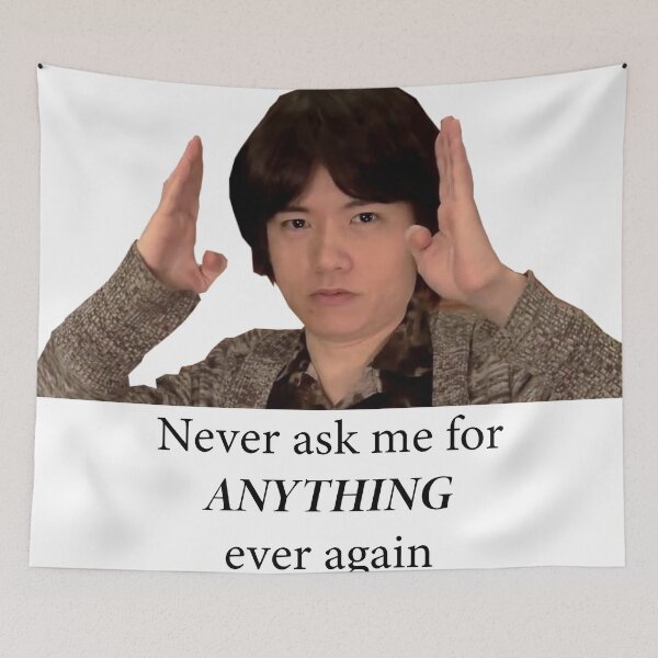 Item preview, Sakurai - Never ask me for anything ever again designed and sold by KorokShop.