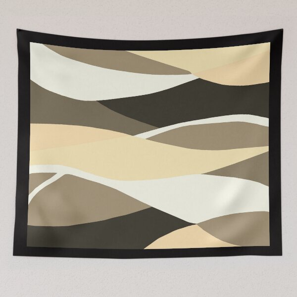 Item preview, Beige Brown and Taupe Abstract designed and sold by EloiseArt.