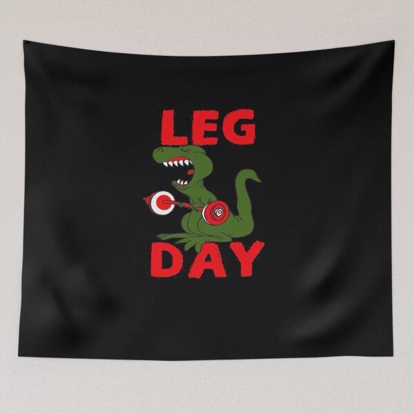 Item preview, Dinosaur Leg Day Gym Workout Shirts for Men  designed and sold by Urbane  Designs.