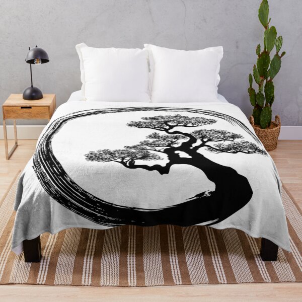 Item preview, Enso Zen Circle and Bonsai Tree  designed and sold by k9printart.