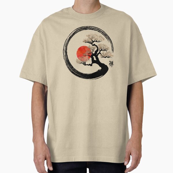 Item preview, Enso Circle and Bonsai Tree on Canvas designed and sold by k9printart.