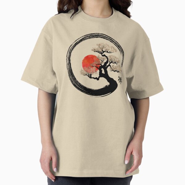 Item preview, Enso Circle and Bonsai Tree on Canvas designed and sold by k9printart.
