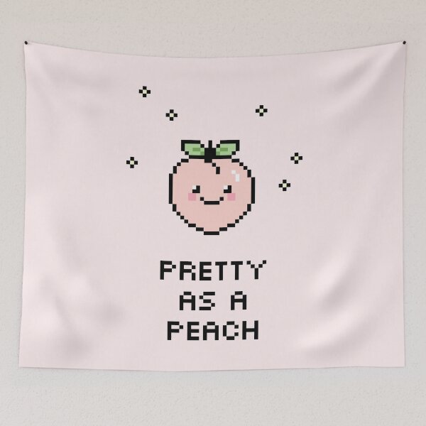 Item preview, Pretty As A Peach designed and sold by lilpeachypixels.