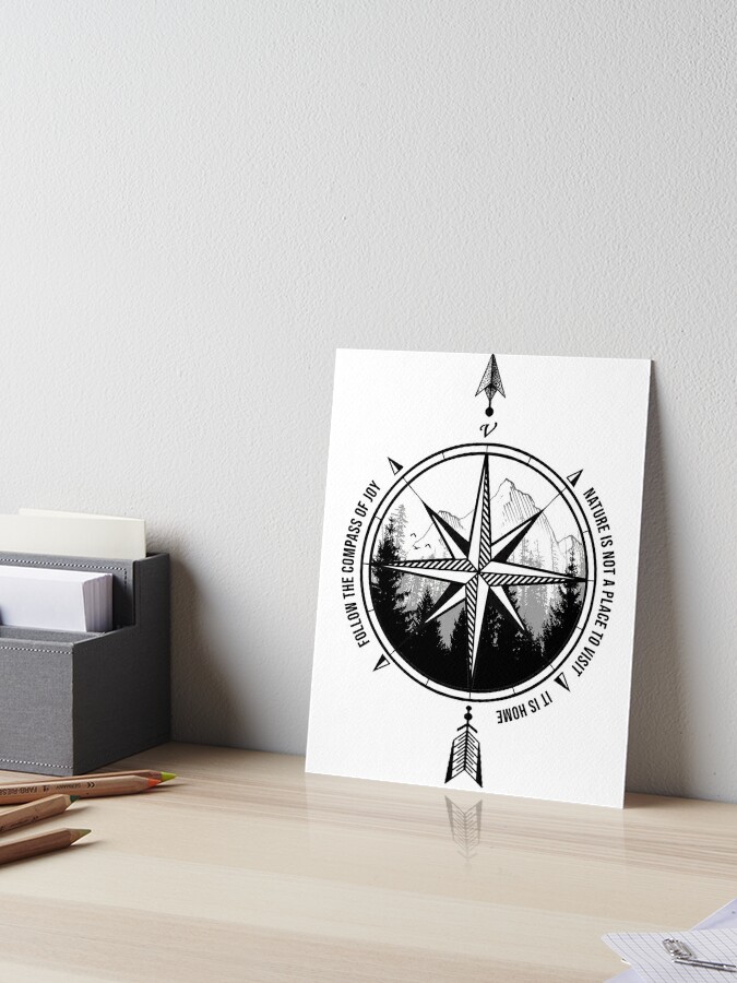 Mountain Antique Compass And Wind Rose Tattoo Art Adventure Travel  Outdoors Symbol Tattoo For Travelers Climbers Hikers Compass In The  Night Forest Tattoo Boho Style Tshirt Design Royalty Free SVG Cliparts  Vectors
