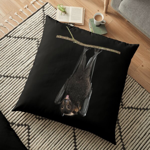Spectacled Flying Fox Floor Pillow