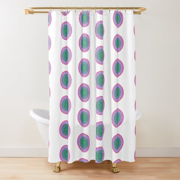 Coiled - Optical Illusion Shower Curtain