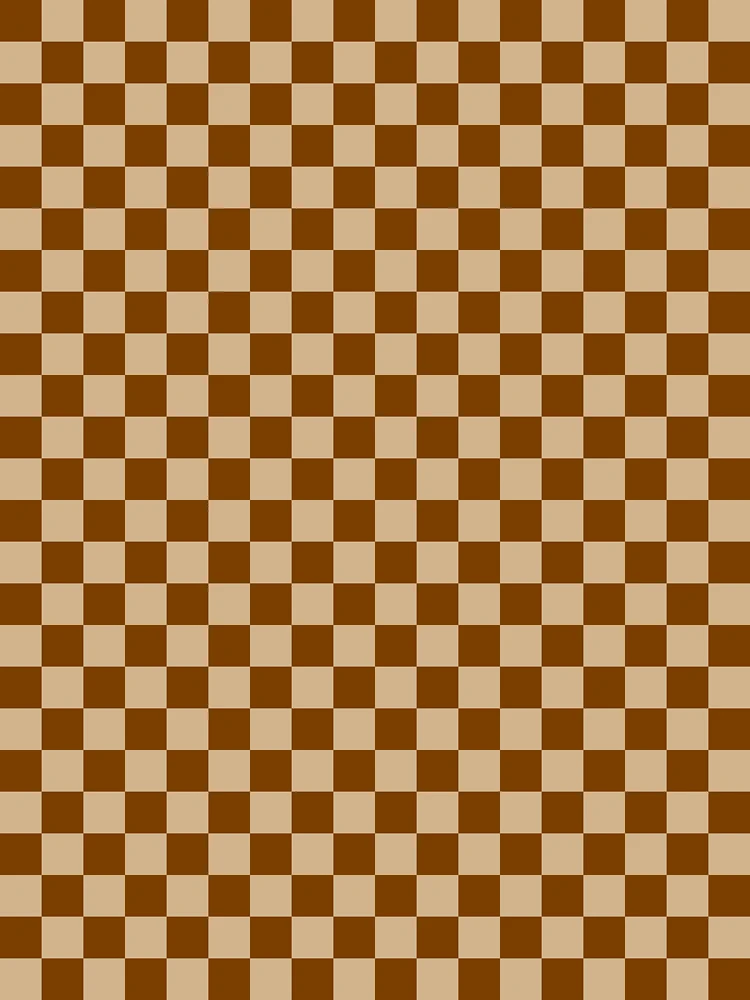 Checkers - Brown and Beige Chocolate Graphic T-Shirt | Redbubble