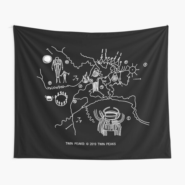 Twin Peaks - Cave Map Tapestry