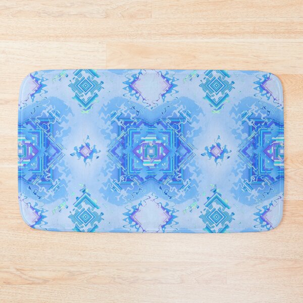 Item preview, Irregular Geometry, Blue on Blue designed and sold by TheCircles.