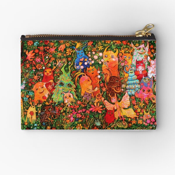 "Happy Meadow" Zipper Pouch