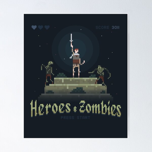 Item preview, Heroes & Zombies designed and sold by Vanditdesigns.