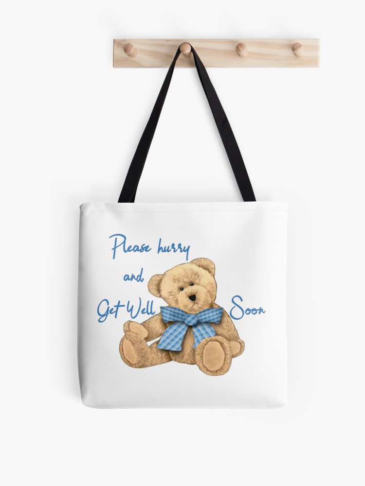 Get Well Teddy Bear Art Board Print for Sale by Barbny