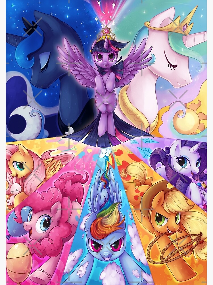 My little pony names, My little pony poster, My little pony drawing