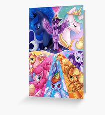 This is PONIES Greeting Card