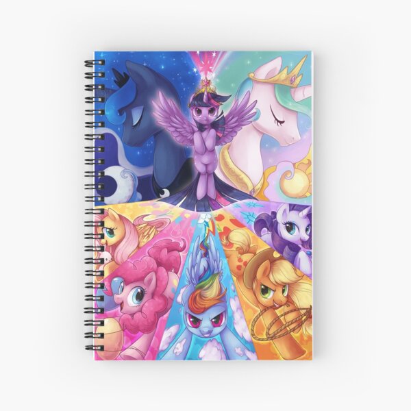 This is PONIES Spiral Notebook
