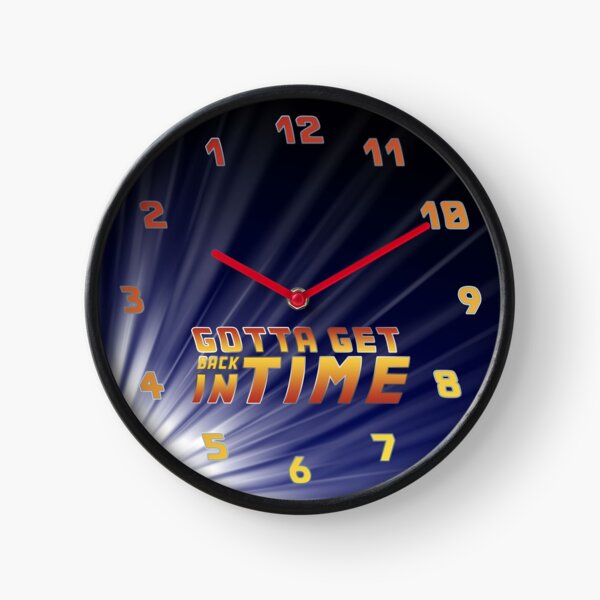 Retro Back to the Future Alarm Clock