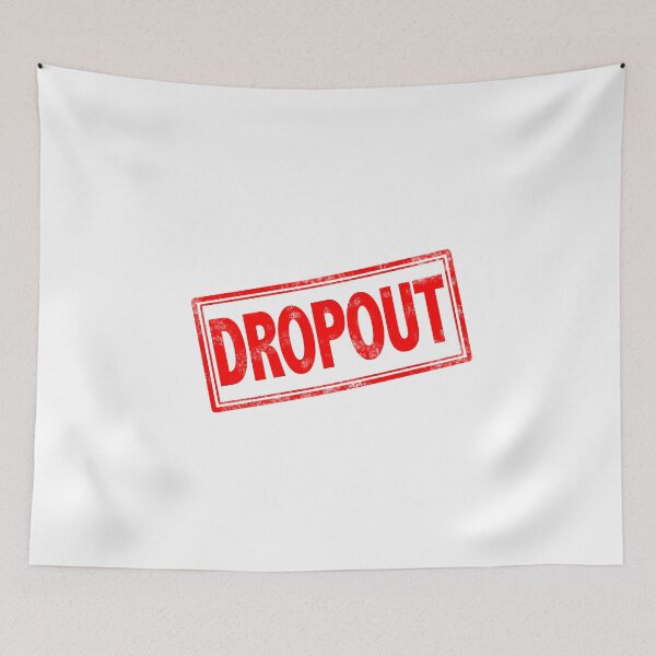Item preview, Dropout (Old Vintage Retro Stamp) designed and sold by SassyClassyMe.