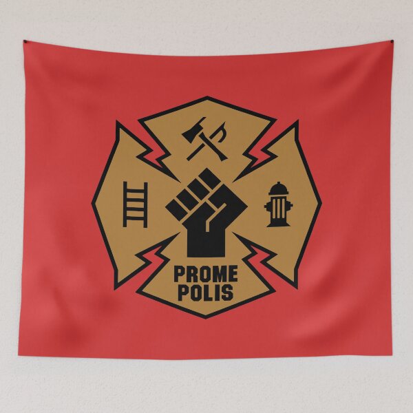 Item preview, Promepolis Burning Rescue insignia designed and sold by supanerd01.