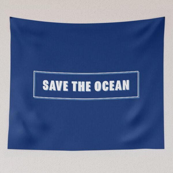 Item preview, Save The Ocean Rectangle designed and sold by lukassfr.