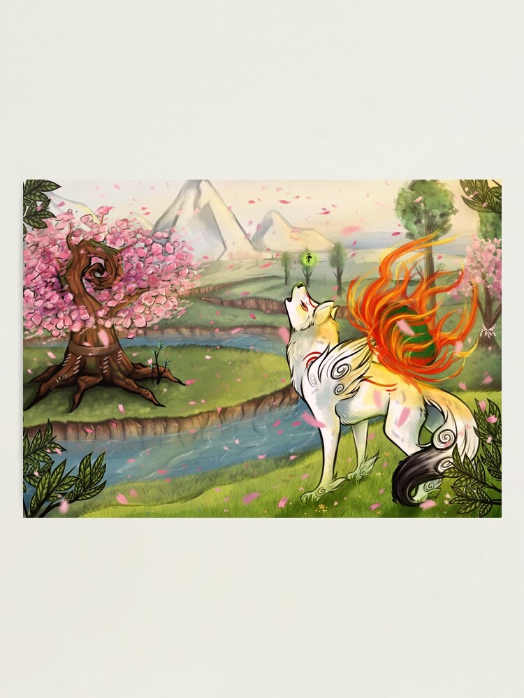 Okami Amaterasu Metal Print for Sale by WhiteLoba