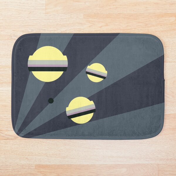 Item preview, three yellow planets || night  designed and sold by IaPo.