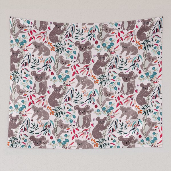 Item preview, Vintage Pink Cute Cuddly Koalas  designed and sold by TigaTiga.