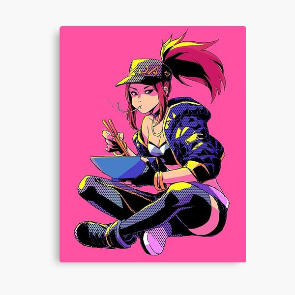 KDA Akali Canvas Print