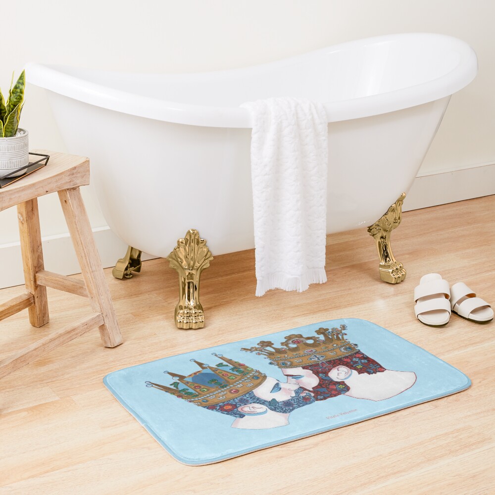zwei Königreiche Bath Mat