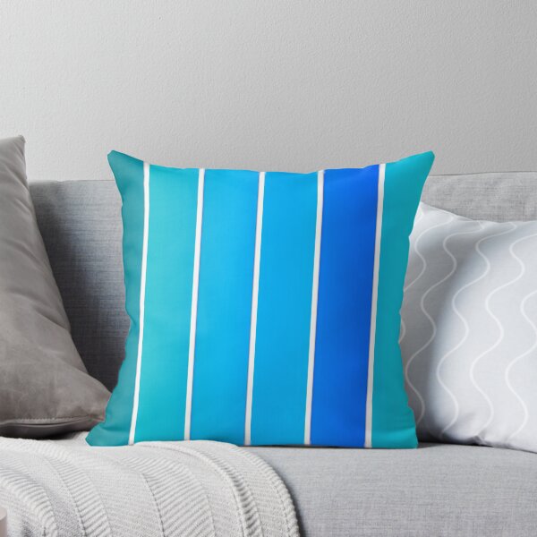 Item preview, Vertical Blue Stripes Pattern designed and sold by Delightfully Cynical.