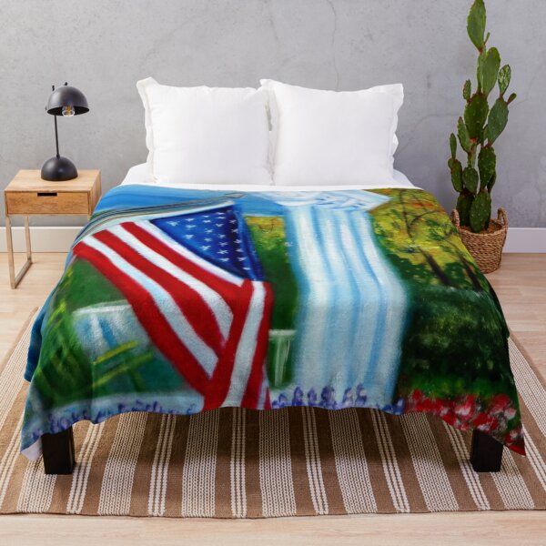 Item preview, Fourth of July American Flag designed and sold by katy hawk.