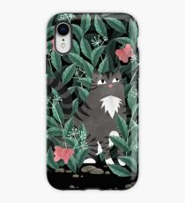 Schmetterlingsgarten (Tabby Cat Version) iPhone-Hülle & Cover