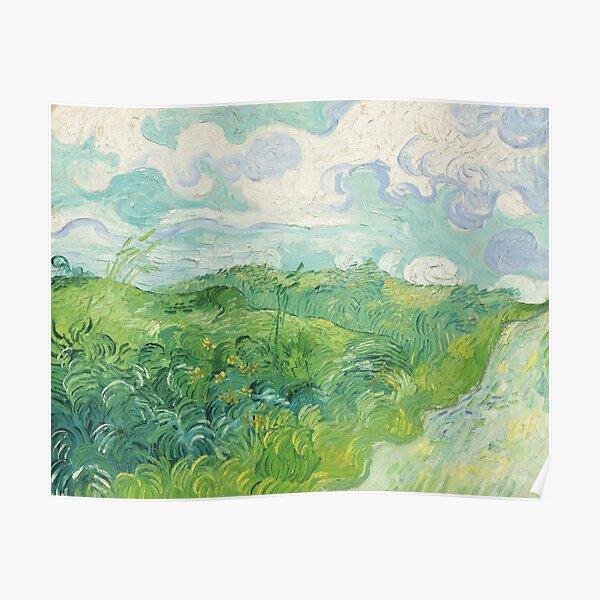 VAN GOGH - Wheat Fields in Auvers, 1890 Poster
