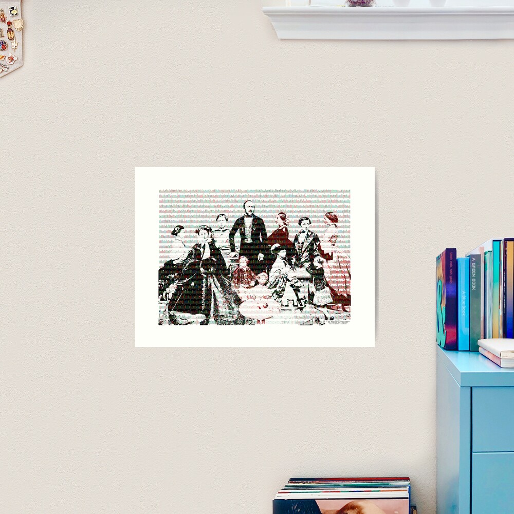 Royal Blood and DNA Art Print