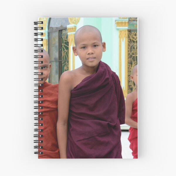 Item preview, Young Monks at Botataung Pagoda designed and sold by styles.