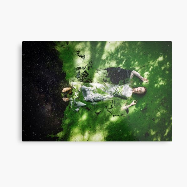 Floating through the universe Metal Print