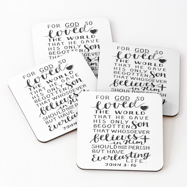 Item preview, John 3:16 Quote The Bible Gospel of John of the New Testament designed and sold by ProjectX23.