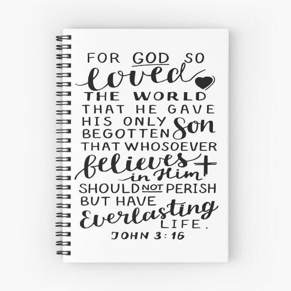 Item preview, John 3:16 Quote The Bible Gospel of John of the New Testament designed and sold by ProjectX23.