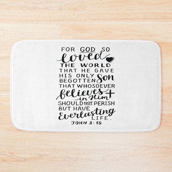 Item preview, John 3:16 Quote The Bible Gospel of John of the New Testament designed and sold by ProjectX23.